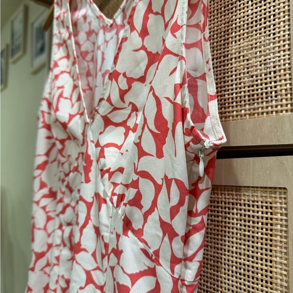 UNIQLO Size-S Floral Sleeveless Dress - Red and White - Picture 2 of 10